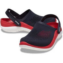 Crocs Sandale LiteRide 360 Clog (superweich, leicht) navyblau/rot - 1 Paar